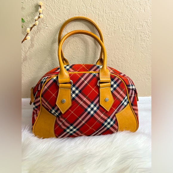 Burberry Bags Burberry Nova Check Blue Label Shoulder Bag Poshmark